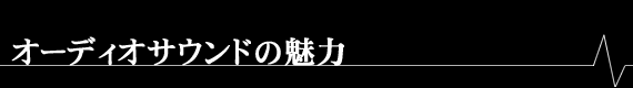 オーディオサウンドの魅力